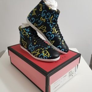 Gucci Ghost High-top Sneakers Size 37